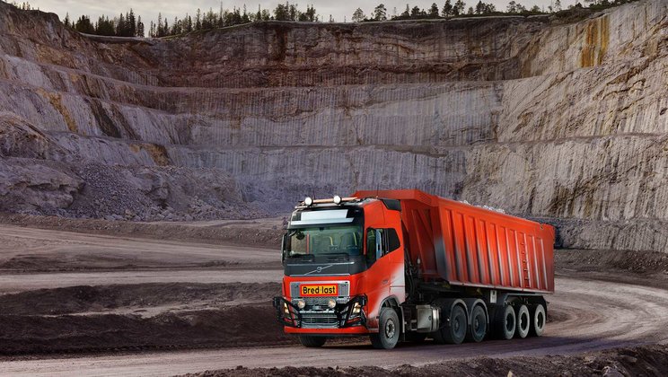 Volvo Trucks provides autonomous transport solution to Brønnøy Kalk AS